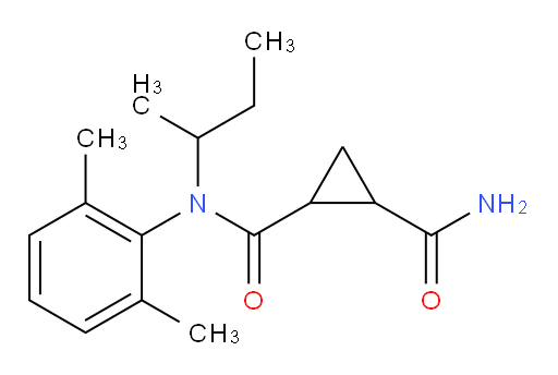 N1-(sec-butyl)-N1-(2,6-dimethylphenyl)cyclopropane-1,2-dicarboxamide