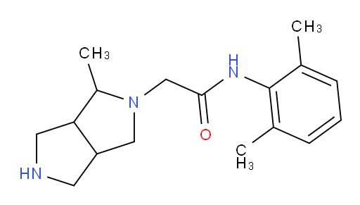 N-(2,6-dimethylphenyl)-2-(1-methylhexahydropyrrolo[3,4-c]pyrrol-2(1H)-yl)acetamide