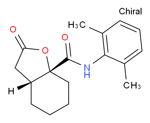 (3aR,7aR)-N-(2,6-dimethylphenyl)-2-oxooctahydrobenzofuran-7a-carboxamide