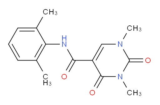 N-(2,6-dimethylphenyl)-1,3-dimethyl-2,4-dioxo-1,2,3,4-tetrahydropyrimidine-5-carboxamide