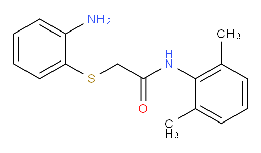 2-((2-aminophenyl)thio)-N-(2,6-dimethylphenyl)acetamide