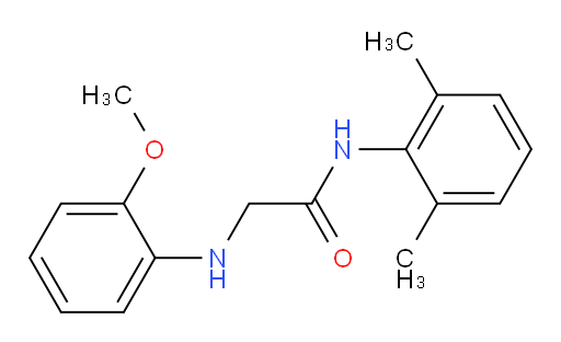 N-(2,6-dimethylphenyl)-2-((2-methoxyphenyl)amino)acetamide