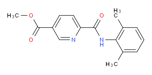 methyl 6-((2,6-dimethylphenyl)carbamoyl)nicotinate