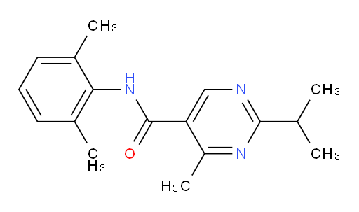 N-(2,6-dimethylphenyl)-2-isopropyl-4-methylpyrimidine-5-carboxamide