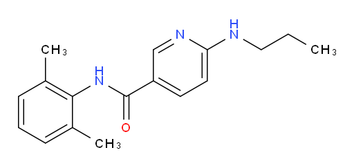 N-(2,6-dimethylphenyl)-6-(propylamino)nicotinamide