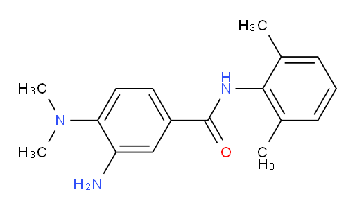 3-amino-4-(dimethylamino)-N-(2,6-dimethylphenyl)benzamide