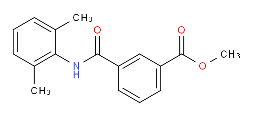 methyl 3-((2,6-dimethylphenyl)carbamoyl)benzoate