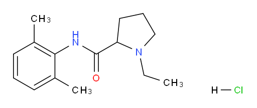 N-(2,6-dimethylphenyl)-1-ethylpyrrolidine-2-carboxamide hydrochloride