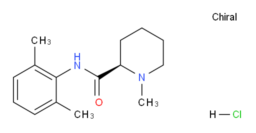 (R)-N-(2,6-dimethylphenyl)-1-methylpiperidine-2-carboxamide hydrochloride