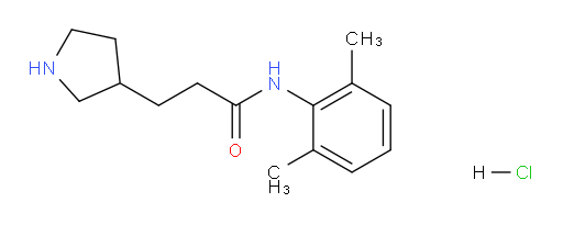 N-(2,6-dimethylphenyl)-3-(pyrrolidin-3-yl)propanamide hydrochloride