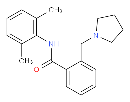 N-(2,6-dimethylphenyl)-2-(pyrrolidin-1-ylmethyl)benzamide