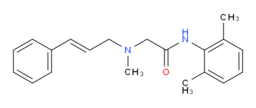 2-(cinnamyl(methyl)amino)-N-(2,6-dimethylphenyl)acetamide