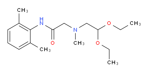 2-((2,2-diethoxyethyl)(methyl)amino)-N-(2,6-dimethylphenyl)acetamide