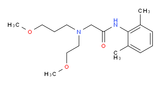 N-(2,6-dimethylphenyl)-2-((2-methoxyethyl)(3-methoxypropyl)amino)acetamide