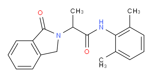 N-(2,6-dimethylphenyl)-2-(1-oxoisoindolin-2-yl)propanamide