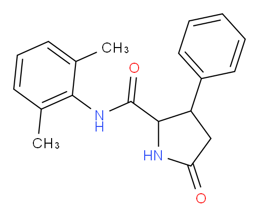 N-(2,6-dimethylphenyl)-5-oxo-3-phenylpyrrolidine-2-carboxamide