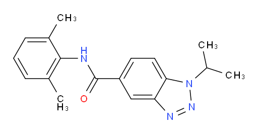 N-(2,6-dimethylphenyl)-1-isopropyl-1H-benzo[d][1,2,3]triazole-5-carboxamide