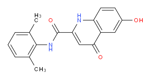 N-(2,6-dimethylphenyl)-6-hydroxy-4-oxo-1,4-dihydroquinoline-2-carboxamide