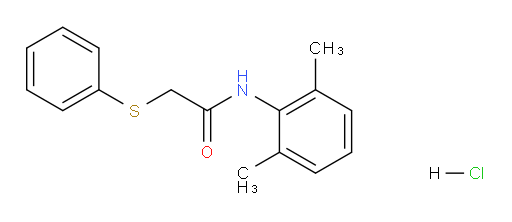 N-(2,6-dimethylphenyl)-2-(phenylthio)acetamide hydrochloride