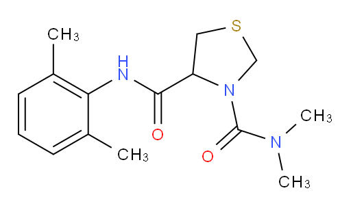 N4-(2,6-dimethylphenyl)-N3,N3-dimethylthiazolidine-3,4-dicarboxamide
