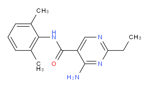 4-amino-N-(2,6-dimethylphenyl)-2-ethylpyrimidine-5-carboxamide