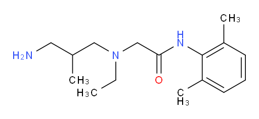 2-((3-amino-2-methylpropyl)(ethyl)amino)-N-(2,6-dimethylphenyl)acetamide