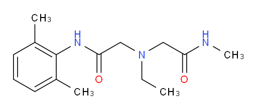 N-(2,6-dimethylphenyl)-2-(ethyl(2-(methylamino)-2-oxoethyl)amino)acetamide