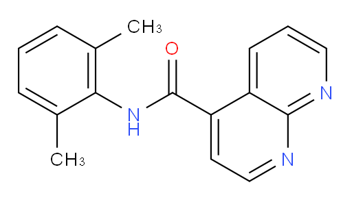 N-(2,6-dimethylphenyl)-1,8-naphthyridine-4-carboxamide