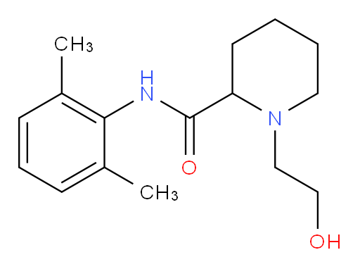 N-(2,6-dimethylphenyl)-1-(2-hydroxyethyl)piperidine-2-carboxamide
