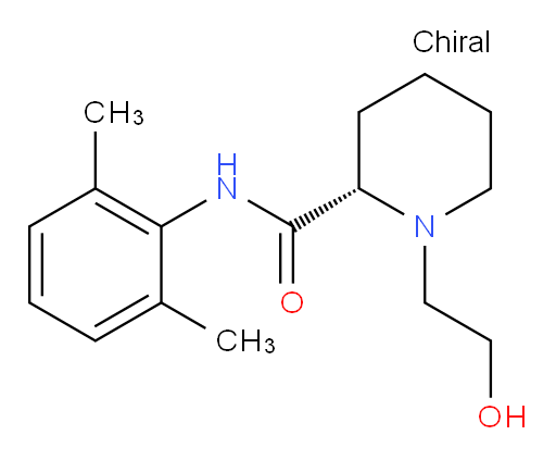 (S)-N-(2,6-dimethylphenyl)-1-(2-hydroxyethyl)piperidine-2-carboxamide