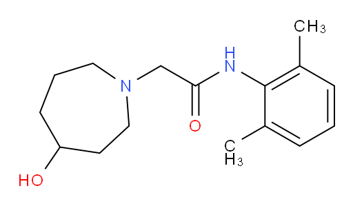 N-(2,6-dimethylphenyl)-2-(4-hydroxyazepan-1-yl)acetamide