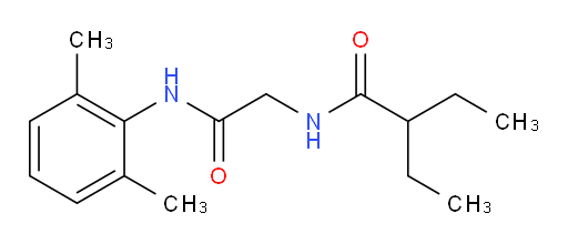 N-(2-((2,6-dimethylphenyl)amino)-2-oxoethyl)-2-ethylbutanamide