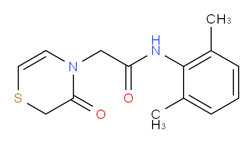 N-(2,6-dimethylphenyl)-2-(3-oxo-2H-1,4-thiazin-4(3H)-yl)acetamide