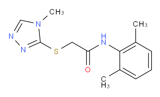 N-(2,6-dimethylphenyl)-2-((4-methyl-4H-1,2,4-triazol-3-yl)thio)acetamide