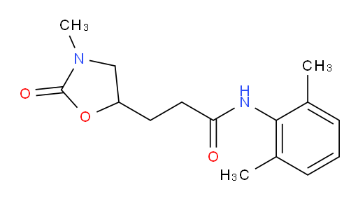 N-(2,6-dimethylphenyl)-3-(3-methyl-2-oxooxazolidin-5-yl)propanamide