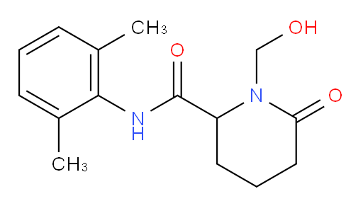 N-(2,6-dimethylphenyl)-1-(hydroxymethyl)-6-oxopiperidine-2-carboxamide