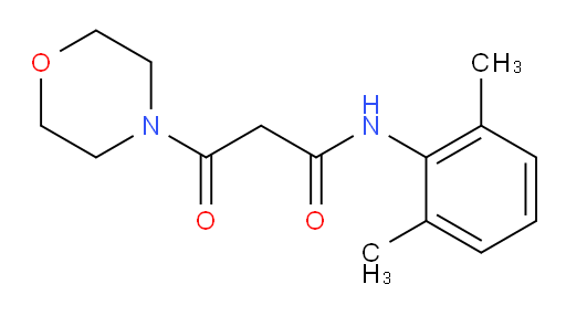 N-(2,6-dimethylphenyl)-3-morpholino-3-oxopropanamide