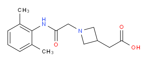 2-(1-(2-((2,6-dimethylphenyl)amino)-2-oxoethyl)azetidin-3-yl)acetic acid