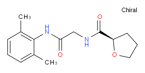 (R)-N-(2-((2,6-dimethylphenyl)amino)-2-oxoethyl)tetrahydrofuran-2-carboxamide