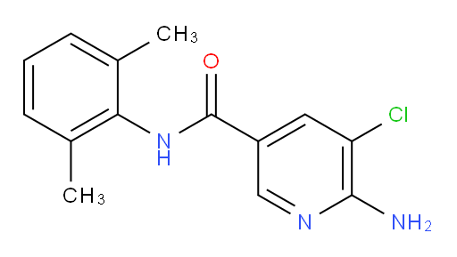 6-amino-5-chloro-N-(2,6-dimethylphenyl)nicotinamide