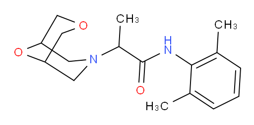 2-(3,9-dioxa-7-azabicyclo[3.3.1]nonan-7-yl)-N-(2,6-dimethylphenyl)propanamide