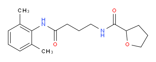 N-(4-((2,6-dimethylphenyl)amino)-4-oxobutyl)tetrahydrofuran-2-carboxamide