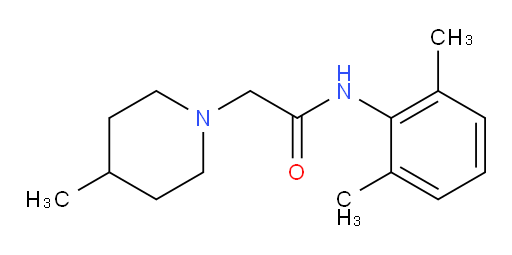 N-(2,6-dimethylphenyl)-2-(4-methylpiperidin-1-yl)acetamide