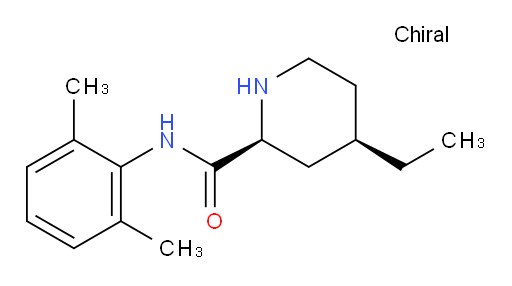 (2S,4R)-N-(2,6-dimethylphenyl)-4-ethylpiperidine-2-carboxamide