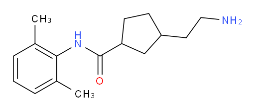 3-(2-aminoethyl)-N-(2,6-dimethylphenyl)cyclopentanecarboxamide