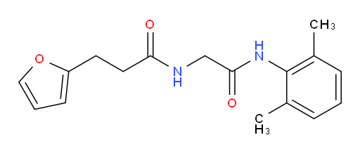 N-(2-((2,6-dimethylphenyl)amino)-2-oxoethyl)-3-(furan-2-yl)propanamide