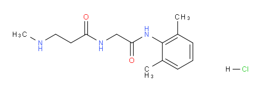 N-(2-((2,6-dimethylphenyl)amino)-2-oxoethyl)-3-(methylamino)propanamide hydrochloride