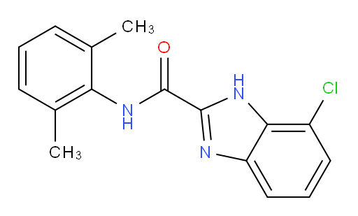 7-chloro-N-(2,6-dimethylphenyl)-1H-benzo[d]imidazole-2-carboxamide