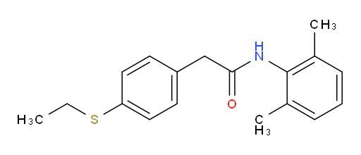 N-(2,6-dimethylphenyl)-2-(4-(ethylthio)phenyl)acetamide