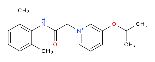 1-(2-((2,6-dimethylphenyl)amino)-2-oxoethyl)-3-isopropoxypyridin-1-ium
